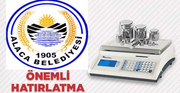 Ölçü ve tartı aletleri beyannameleri başladı