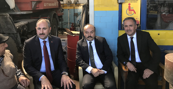 Yeşilbaş'tan Bolu Belediye Başkan Adayı Metin'e destek