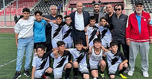 Başkan Arslan, Belediyespor’un U11 maçını izledi