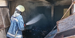 Alaca'da yangın: Tüm eşyalar kül oldu