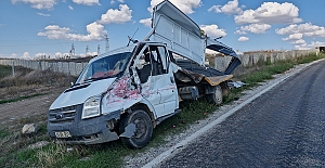 Alaca'da feci kaza: 2 kişi yaralandı